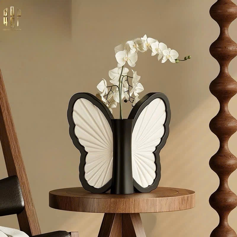 BÌNH HOA PAPILLON - BLANC ET NOIR SS25-CẬU HAI HOME DECOR
