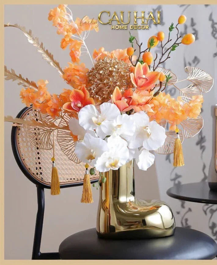 Bình Hoa Rouge Glossy Bubblr Boot Vase-CẬU HAI HOME DECOR