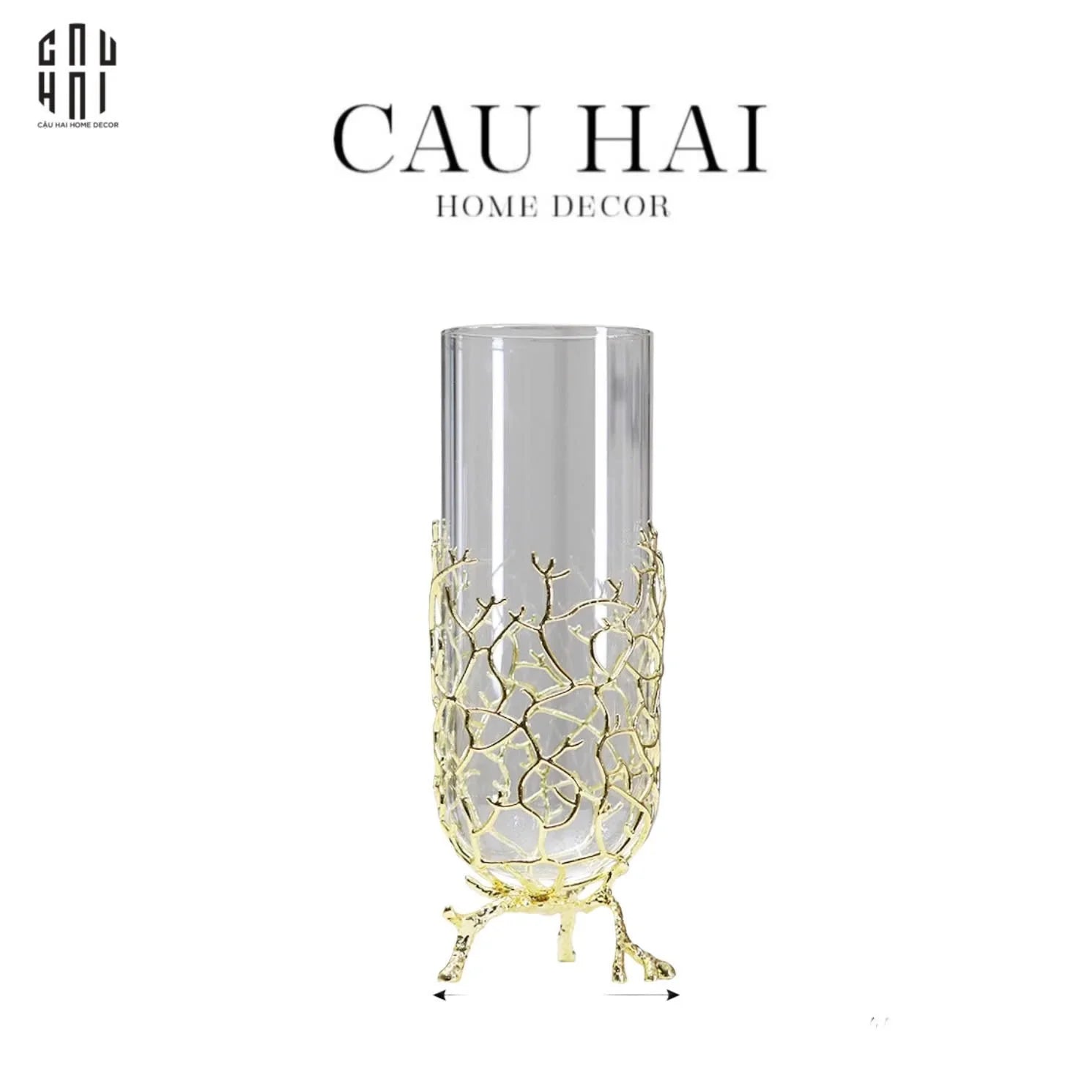 Bình Hoa Spring Coral Size L Vers H30-CẬU HAI HOME DECOR