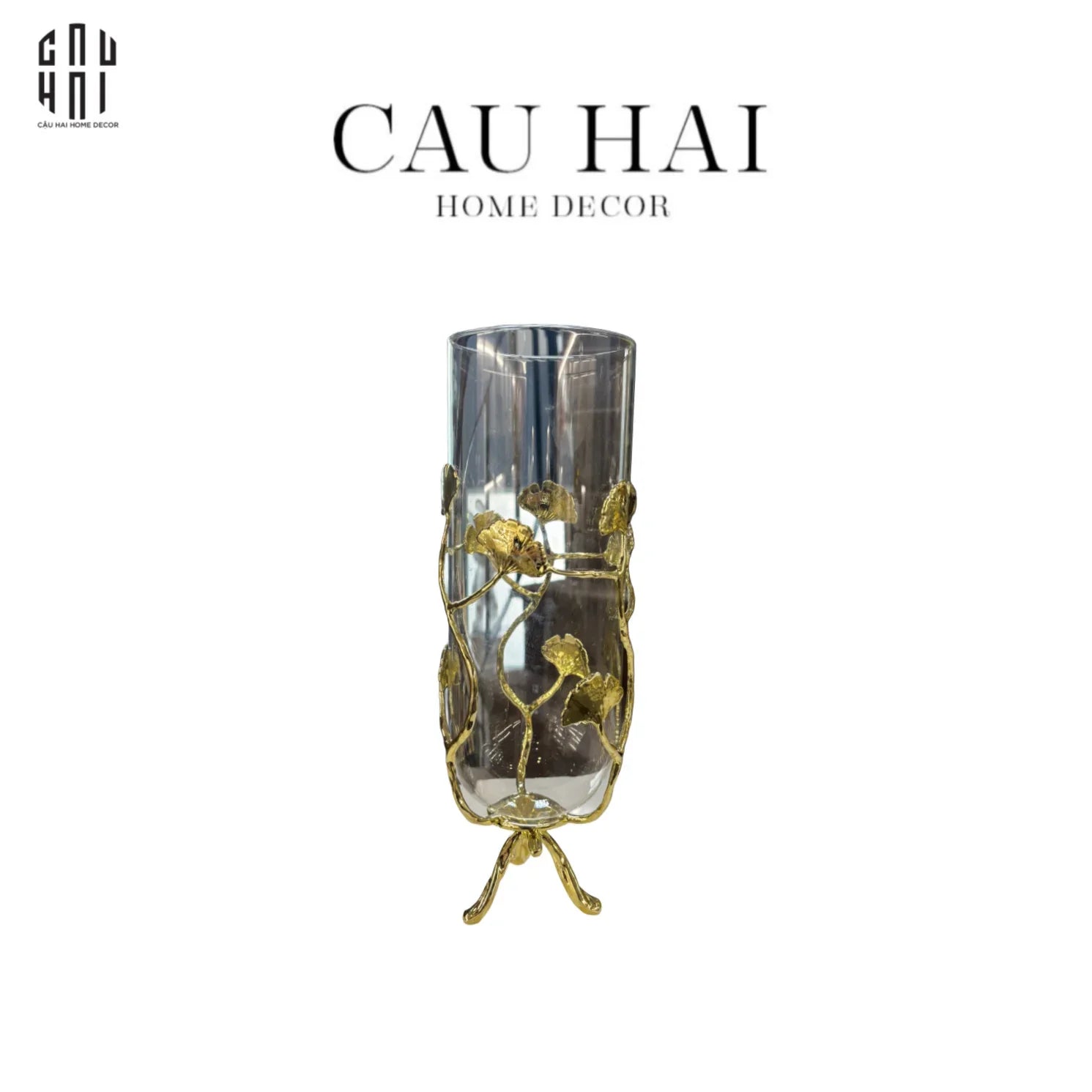 BÌNH HOA SPRING GINKGO SIZE L - CẬU HAI HOME DECOR