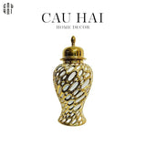 BÌNH HOA SỨ TRÁNG MEN KELLEHER-CẬU HAI HOME DECOR
