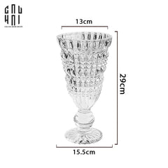 Bình Hoa Thuỷ Tinh Critalleries Puréte Goblet H29-CẬU HAI HOME DECOR