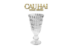 Bình Hoa Thuỷ Tinh Critalleries Puréte Goblet H29-CẬU HAI HOME DECOR