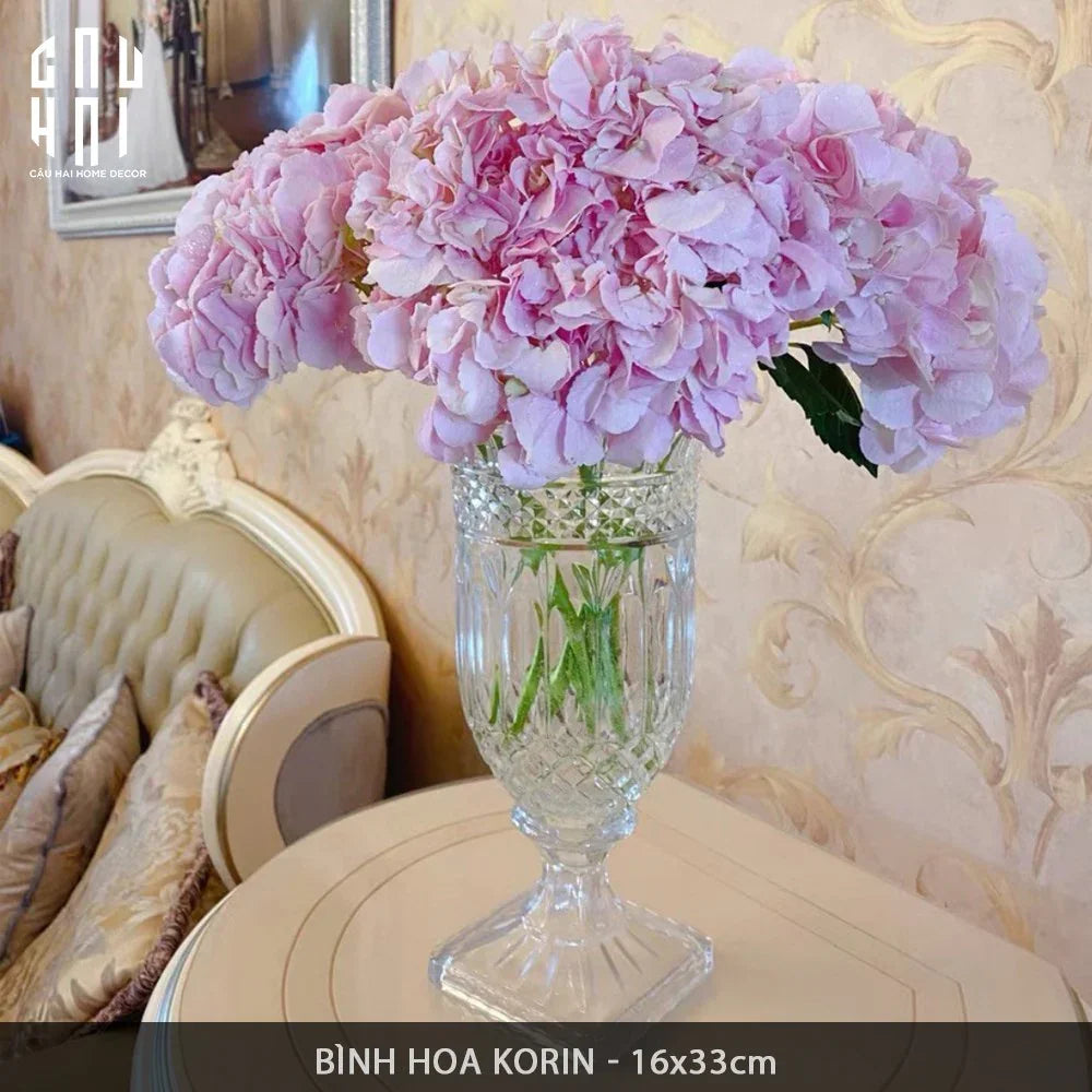 Bình Hoa Thuỷ Tinh Critalleries Saint Dupont H33-CẬU HAI HOME DECOR