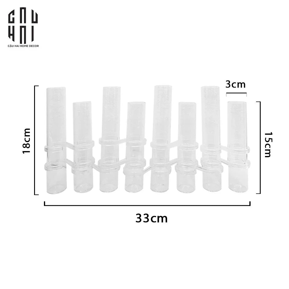 BÌNH HOA THUỶ TINH TRANG TRÍ CHEMISTRY-CẬU HAI HOME DECOR