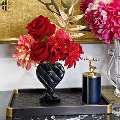Bình Hoa Trang Trí Mini Composite Black Sweetheart Coco-CẬU HAI HOME DECOR