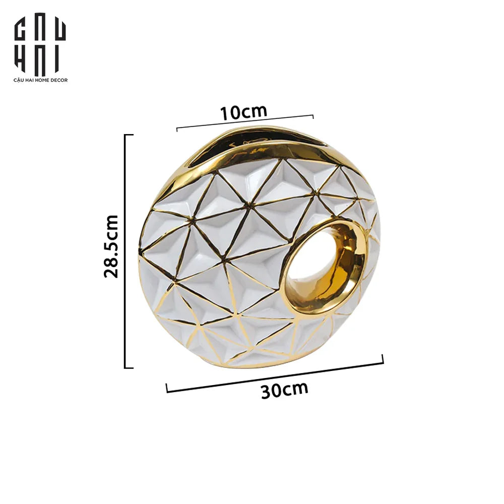 BÌNH HOA TRINITY S30 - CẬU HAI HOME DECOR