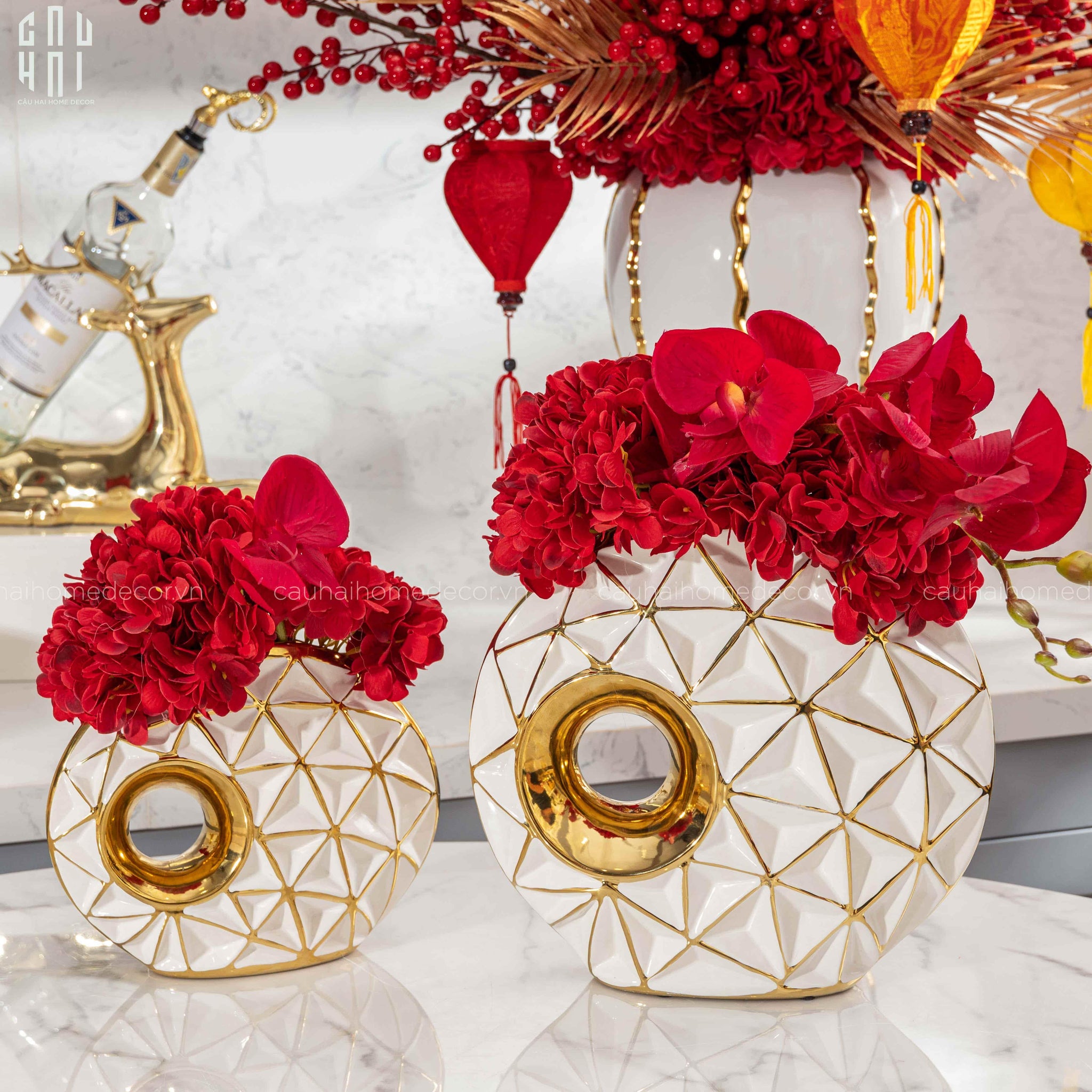 BÌNH HOA TRINITY S30 - CẬU HAI HOME DECOR