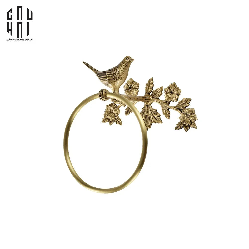 Bird Nest Brass Hanger-CẬU HAI HOME DECOR