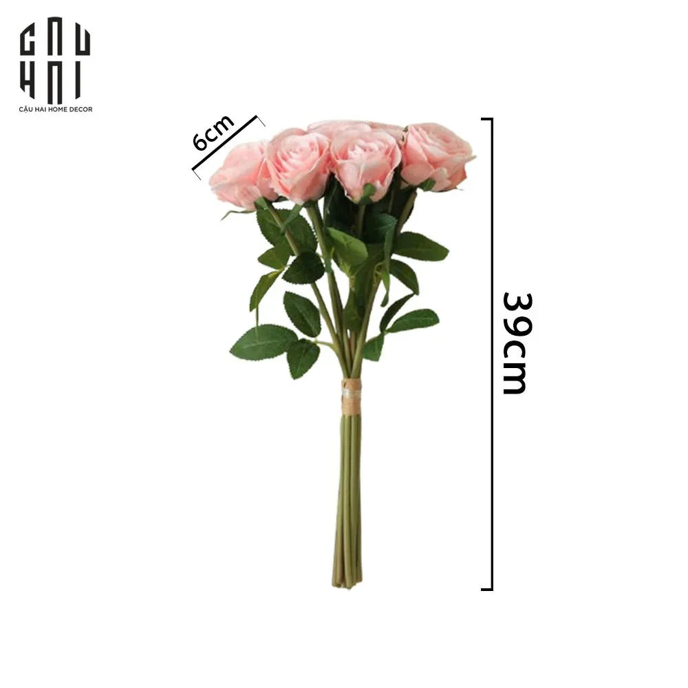 BÓ 8 HOA HỒNG CAM BABE-CẬU HAI HOME DECOR