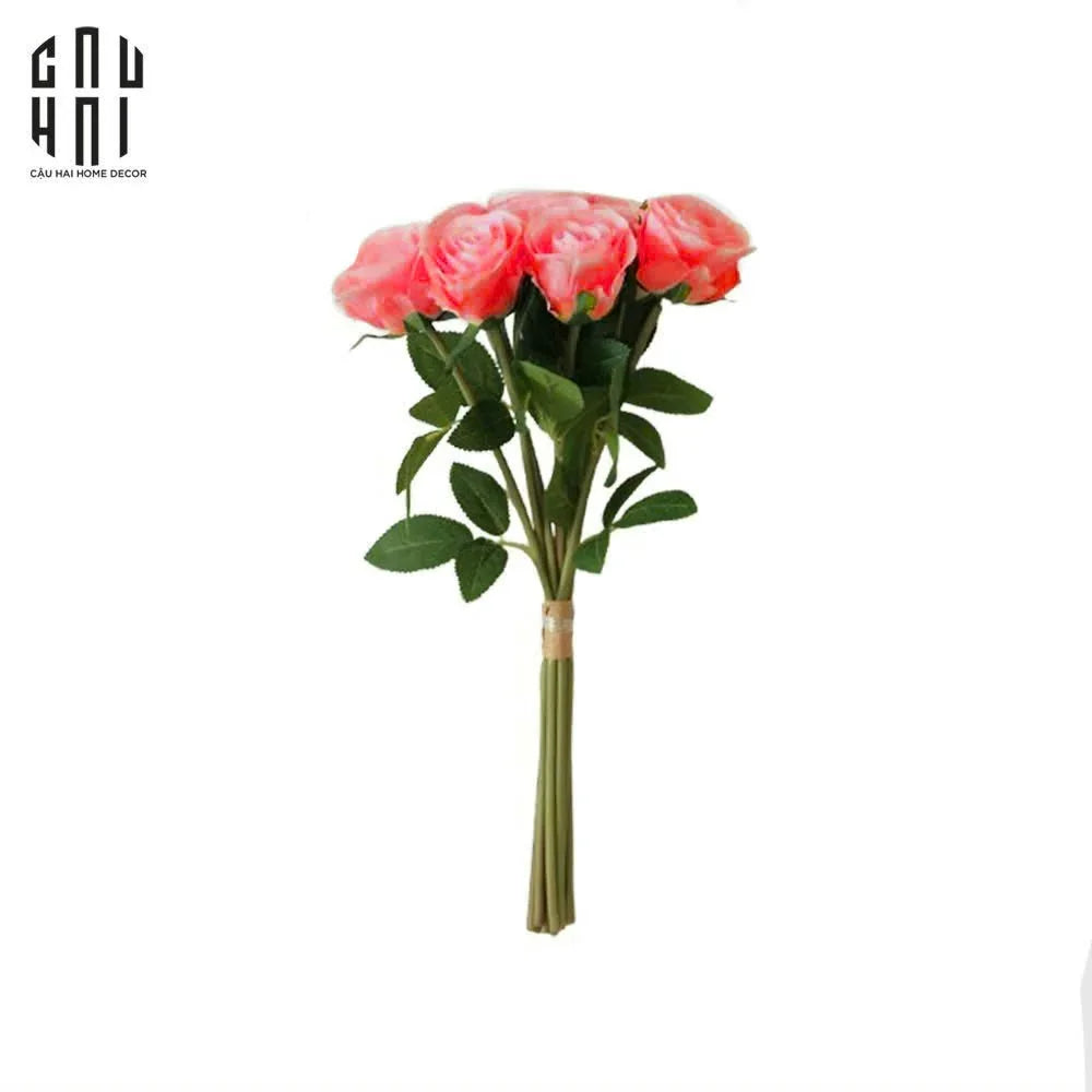 BÓ 8 HOA HỒNG ĐẬM AMELIE-CẬU HAI HOME DECOR