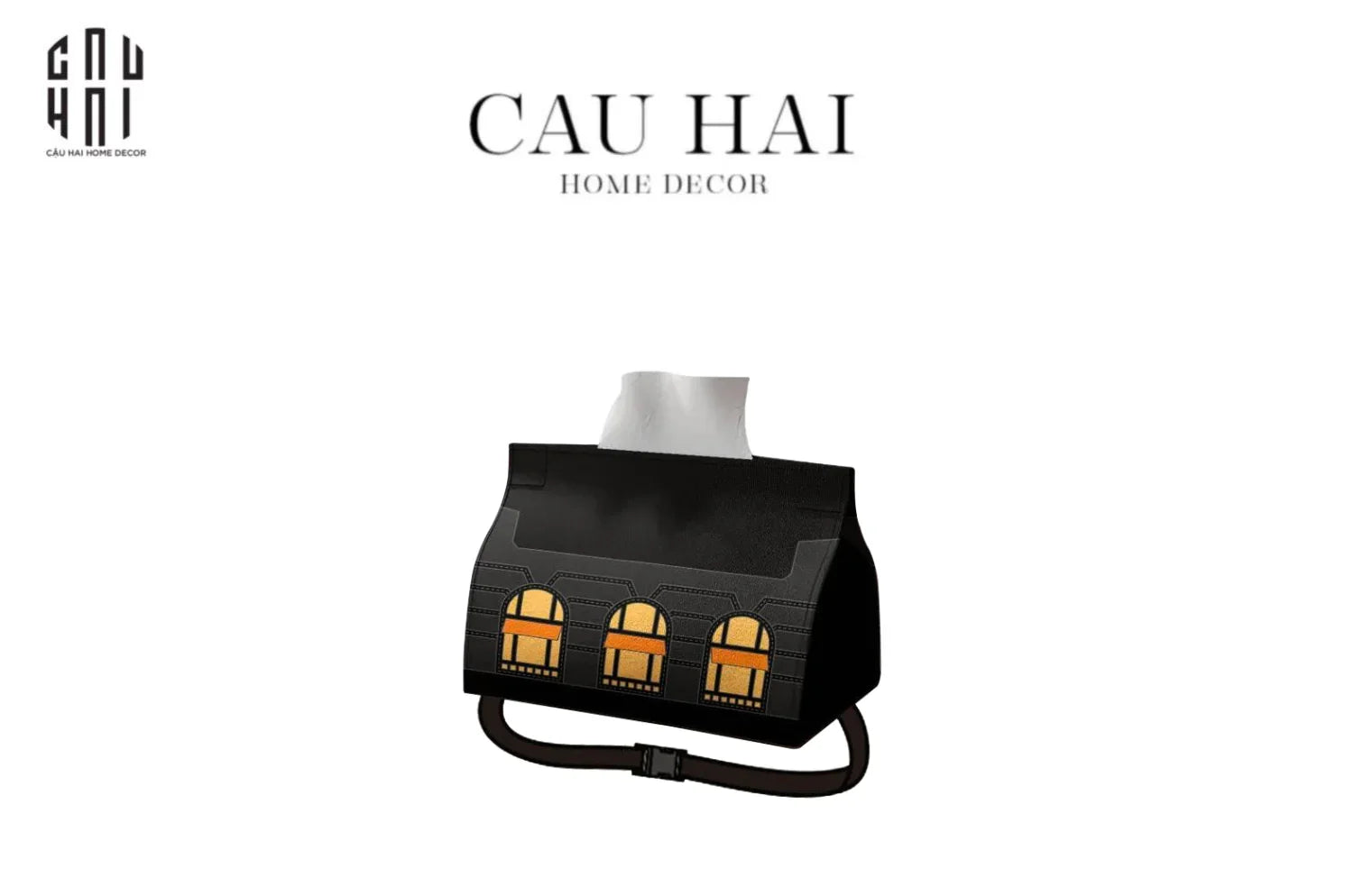 BỌC GIẤY CANVAS FAUBOURG - NOIR-CẬU HAI HOME DECOR