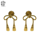 SET CỘT MÀN ĐỒNG BOWS BRASS CURTAIN TIEBACK 2PCS - CẬU HAI HOME DECOR