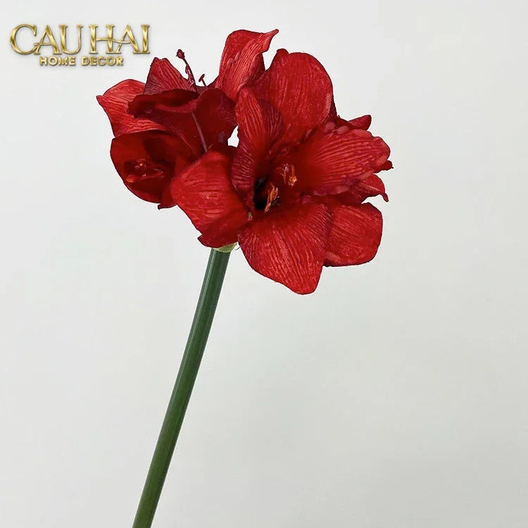 Cành Hoa Huệ Tứ Phương - Scarlet Rouge Matte-CẬU HAI HOME DECOR