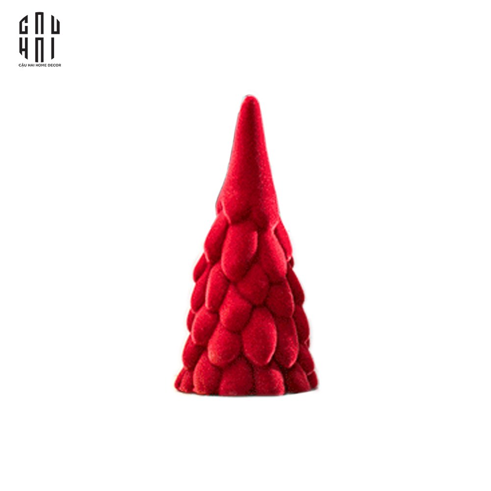 CÂY THÔNG GIÁNG SINH MINI - RED VELVET CHRISTMAS TREE - CẬU HAI HOME DECOR