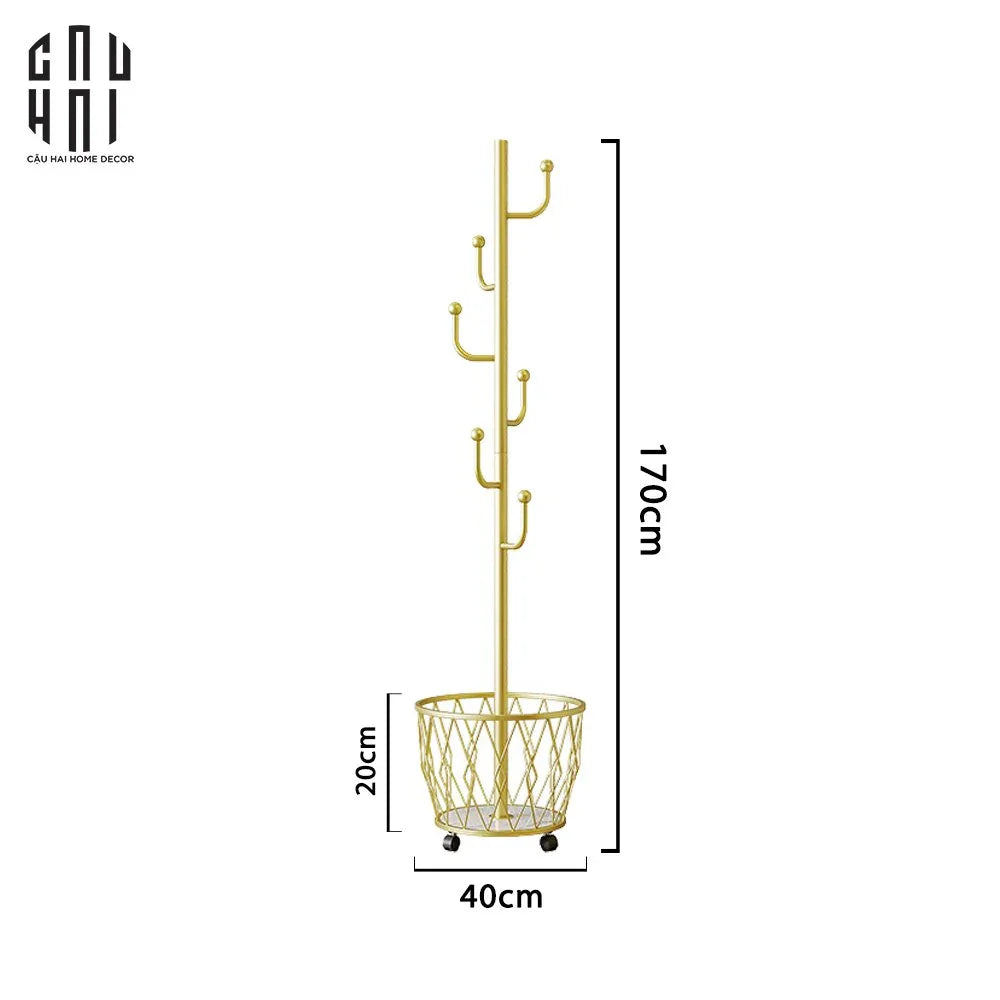 CÂY TREO ĐỒ SHERMAN SS25-CẬU HAI HOME DECOR