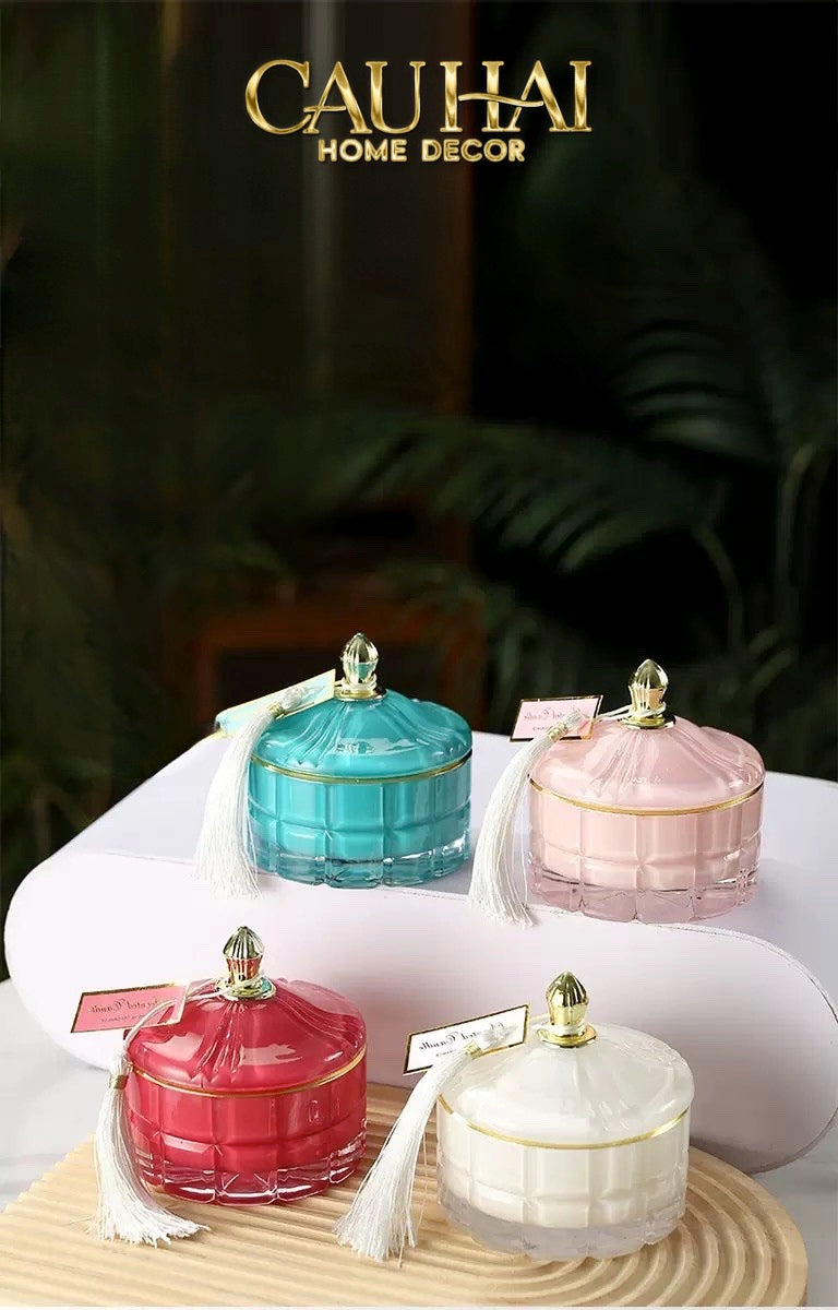 LỌ CRYSTAL MOSAIC AQUA/ONYX - CẬU HAI HOME DECOR