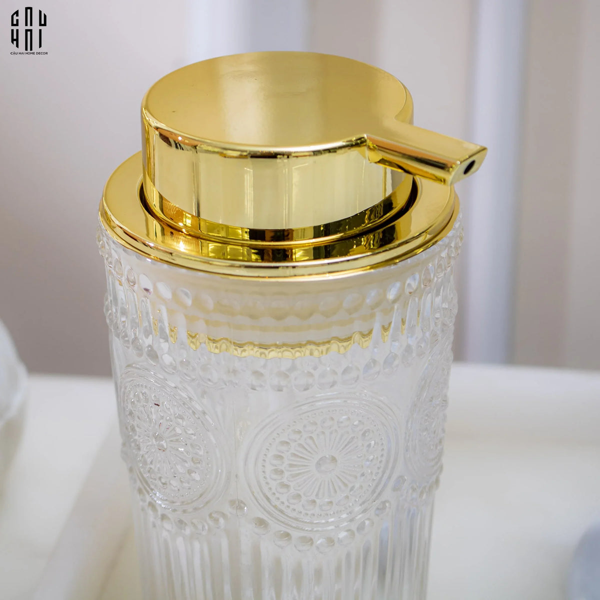 Chai Kit Golden Boheme - Ss22 9x15.5-PHỤ KIỆN NHÀ TẮM-Đối tác tại Trung Quốc theo từng đơn đặt hàng-CẬU HAI HOME DECOR