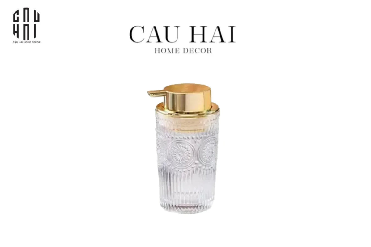 Chai Kit Golden Boheme - Ss22 9x15.5-PHỤ KIỆN NHÀ TẮM-Đối tác tại Trung Quốc theo từng đơn đặt hàng-CẬU HAI HOME DECOR