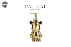 Chai Kit Nhà Tắm Boss Bear Jr Gold-CẬU HAI HOME DECOR