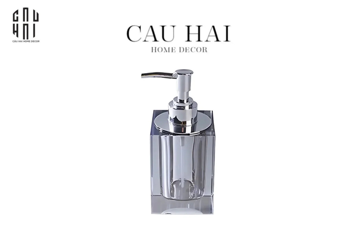 Chai Kit Pha Lê Bathroom Vanities Cristalleries Facetté – Smoky 8x18 160ML-Set nhà tắm bathroom vanities-Đối tác tại Trung Quốc theo từng đơn đặt hàng-CẬU HAI HOME DECOR