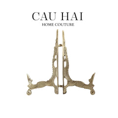 Chân Đỡ Đĩa Đồng Trưng Bày - Plate Stand Cosmo-CẬU HAI HOME DECOR