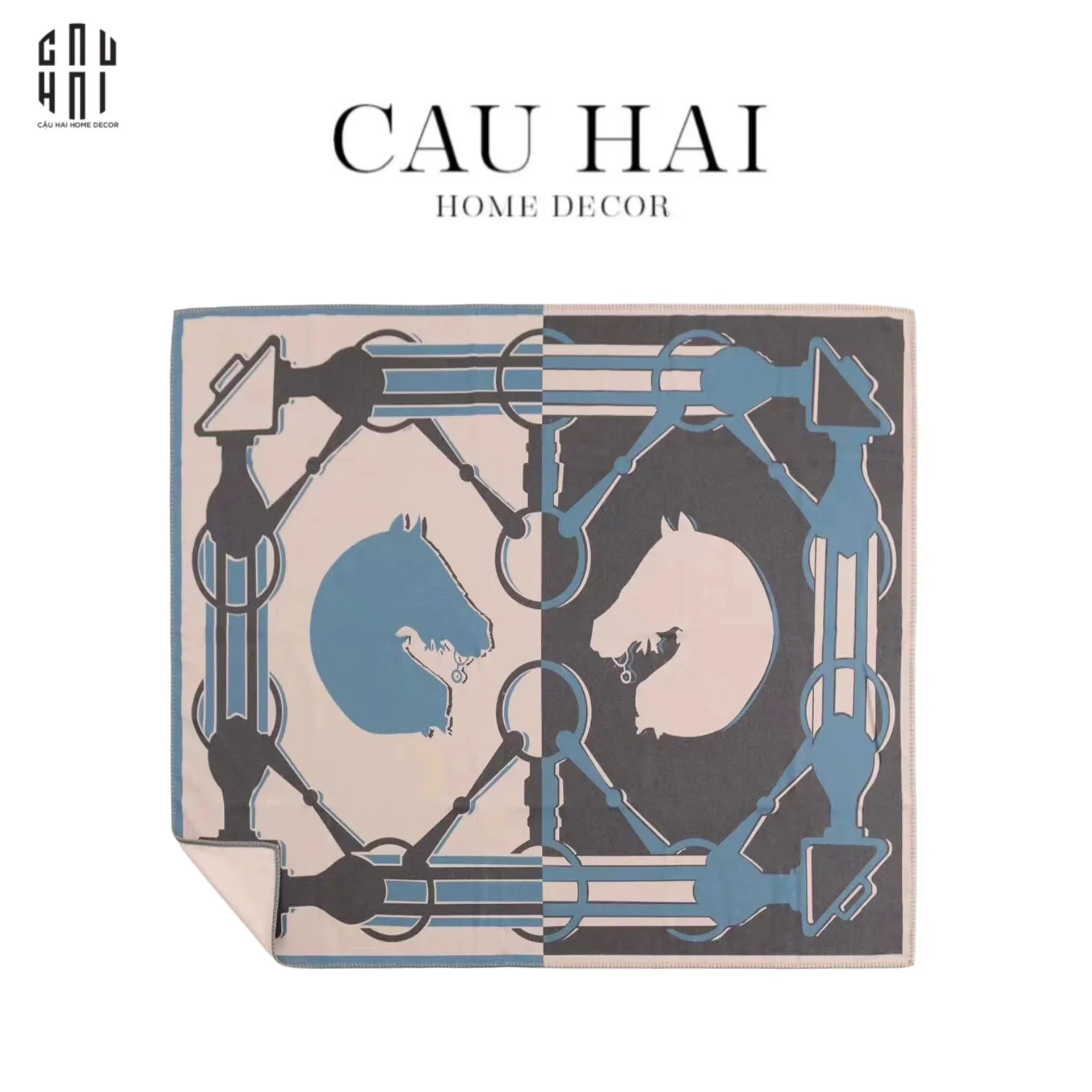 Chăn Nhung Cao Cấp Tatersale Velvet Blanket 150x150-CHĂN SOFA-CẬU HAI HOME DECOR