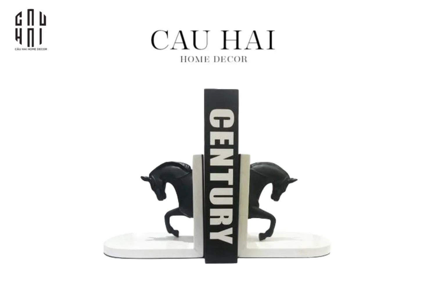 HOME COUTURE - CHẶN SÁCH TROY MARBLE STONE BOOKEND-CẬU HAI HOME DECOR