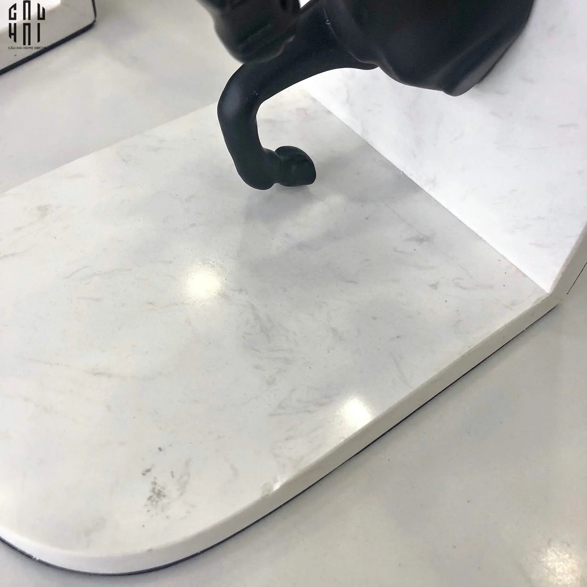 HOME COUTURE - CHẶN SÁCH TROY MARBLE STONE BOOKEND-CẬU HAI HOME DECOR