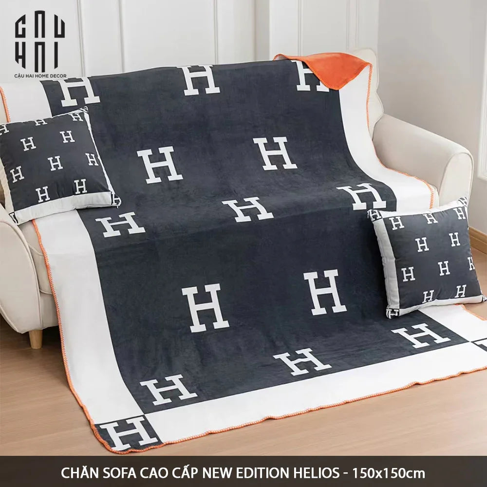 CHĂN SOFA CAO CẤP NEW EDITION HELIOS VELVET BLANKET 150. - CẬU HAI HOME DECOR