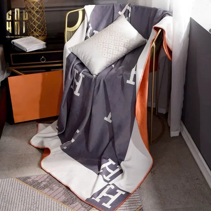 CHĂN SOFA CAO CẤP NEW EDITION HELIOS VELVET BLANKET 150. - CẬU HAI HOME DECOR