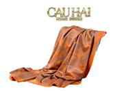 Chăn Sofa Fauve Velour Gris Acier Patiné Étain Velvet Blanket 150-CẬU HAI HOME DECOR