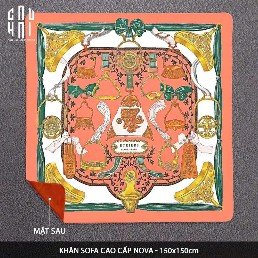 CHĂN SOFA NHUNG CAO CẤP NOVA VELVET BLANKET - 150x150 CM - CẬU HAI HOME DECOR