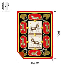 Chăn Sofa Nhung Cao Cấp - Twin Coursier Luxury Velvet Blanket 150X200 Cm-CẬU HAI HOME DECOR
