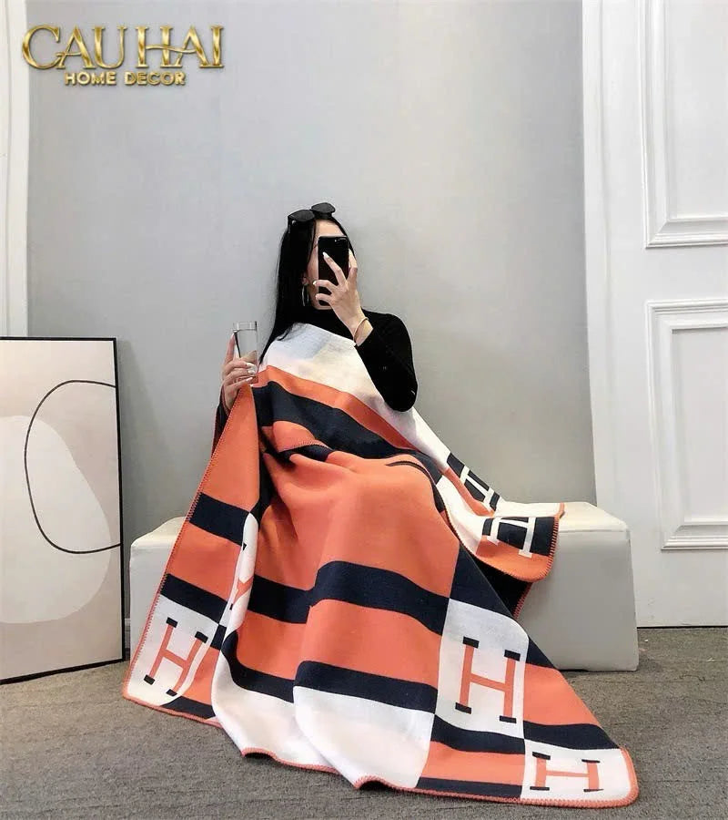 Chăn Sofa Noir-O Helios Velvet Blanket-CẬU HAI HOME DECOR