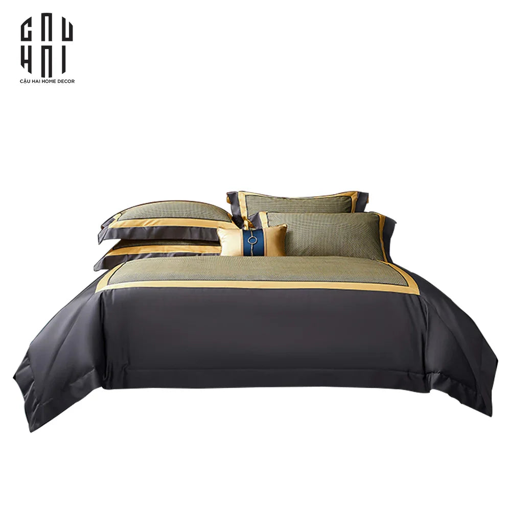 CLAYTON PREMIUM SILK BEDDING SET - CẬU HAI HOME DECOR