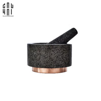 Cối Đá Black Marble Stone Ss25-CẬU HAI HOME DECOR