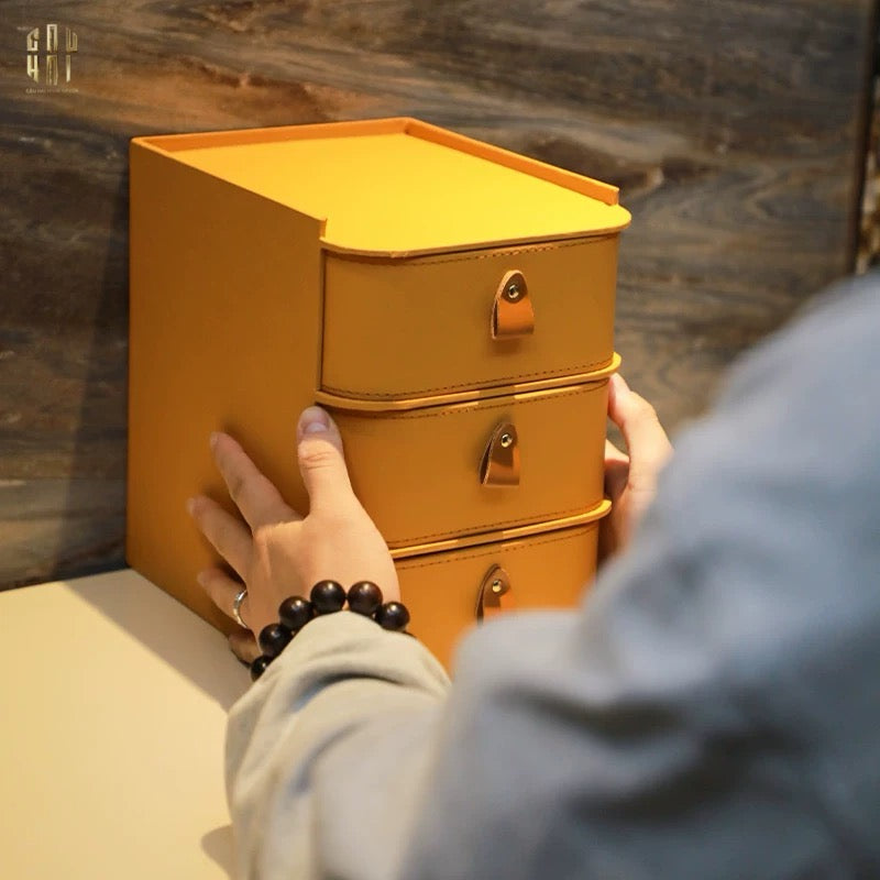 COMBO 2 HỘP LƯU TRỮ DA PU ALEXANDER-CẬU HAI HOME DECOR