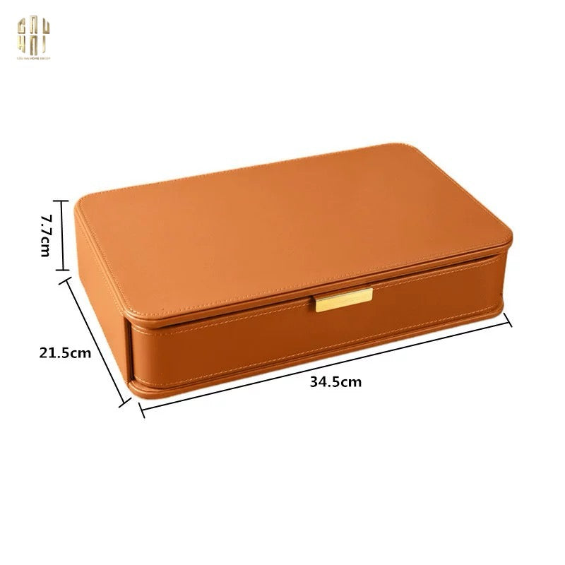 COMBO 2 HỘP LƯU TRỮ DA PU ALEXANDER-CẬU HAI HOME DECOR