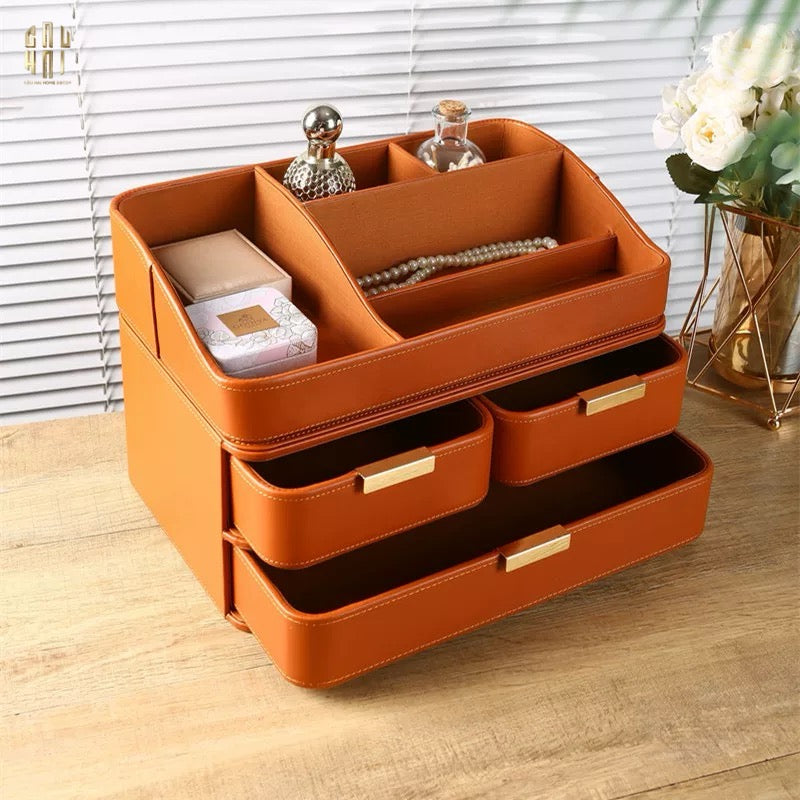 COMBO 2 HỘP LƯU TRỮ DA PU ALEXANDER-CẬU HAI HOME DECOR