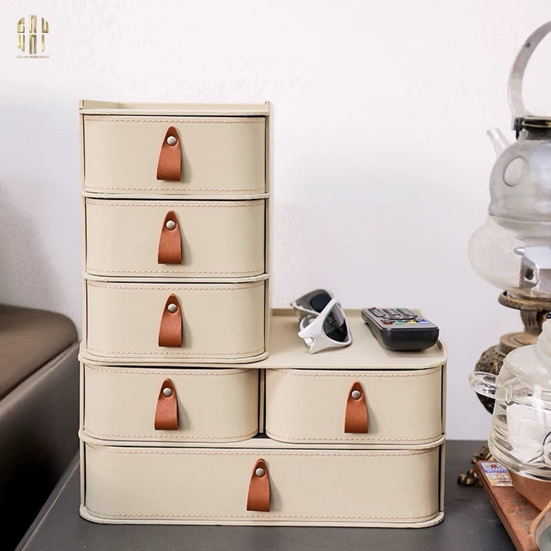 COMBO 2 HỘP LƯU TRỮ DA PU MODERNING-CẬU HAI HOME DECOR