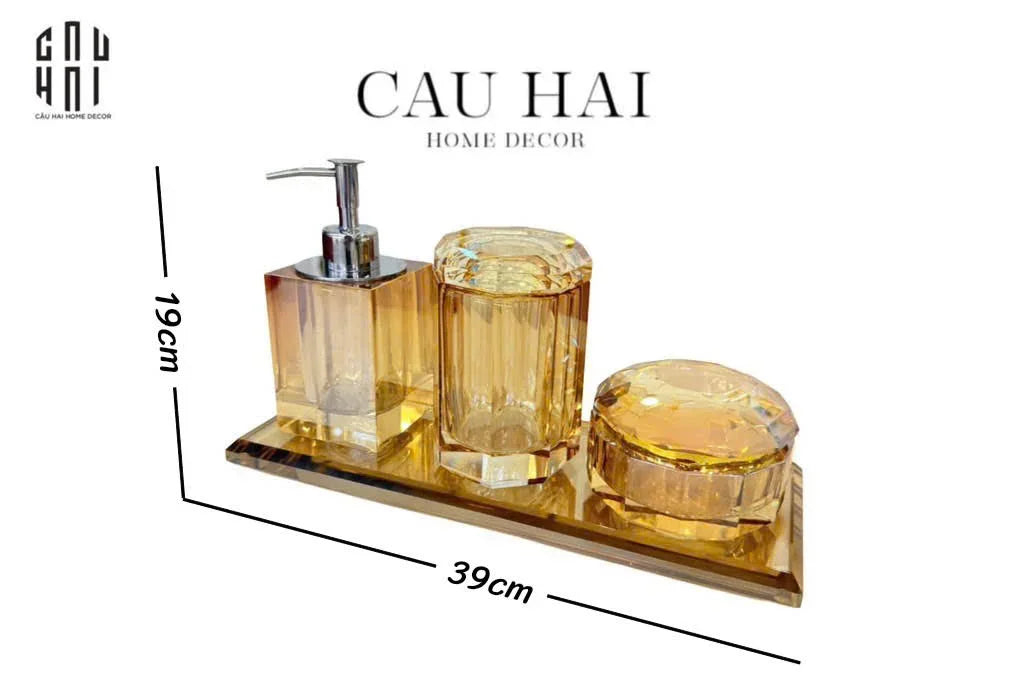COMBO 4CARE CRYSTAL - CHAMPAGNE-CẬU HAI HOME DECOR