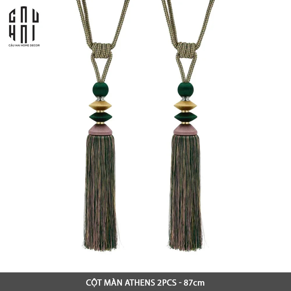 Cột Màn Athens Tassel Curtain Tieback 2Pcs - 85 Cm-CẬU HAI HOME DECOR