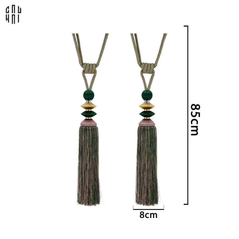 Cột Màn Athens Tassel Curtain Tieback 2Pcs - 85 Cm-CẬU HAI HOME DECOR