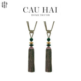 Cột Màn Athens Tassel Curtain Tieback 2Pcs 8x85-RÈM & MÀN CHE-Đối tác tại Trung Quốc theo từng đơn đặt hàng-CẬU HAI HOME DECOR