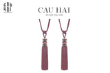 Cột Màn Đôi Fuchsia Bling Bling Tassel Curtain Tieback- 85Cm-RÈM & MÀN CHE-Đối tác tại Trung Quốc theo từng đơn đặt hàng-CẬU HAI HOME DECOR