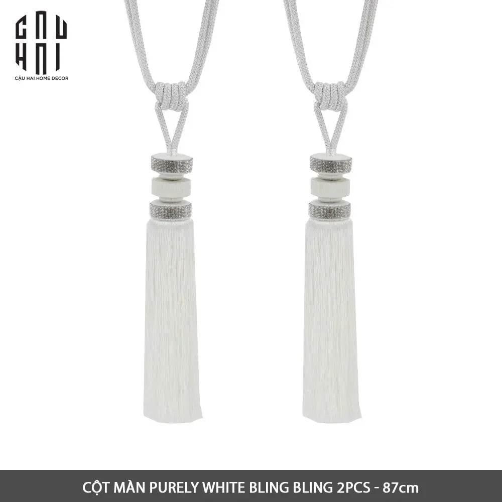 CỘT MÀN ĐÔI BLANC BLING BLING TASSEL CURTAIN TIEBACK - 85CM - CẬU HAI HOME DECOR