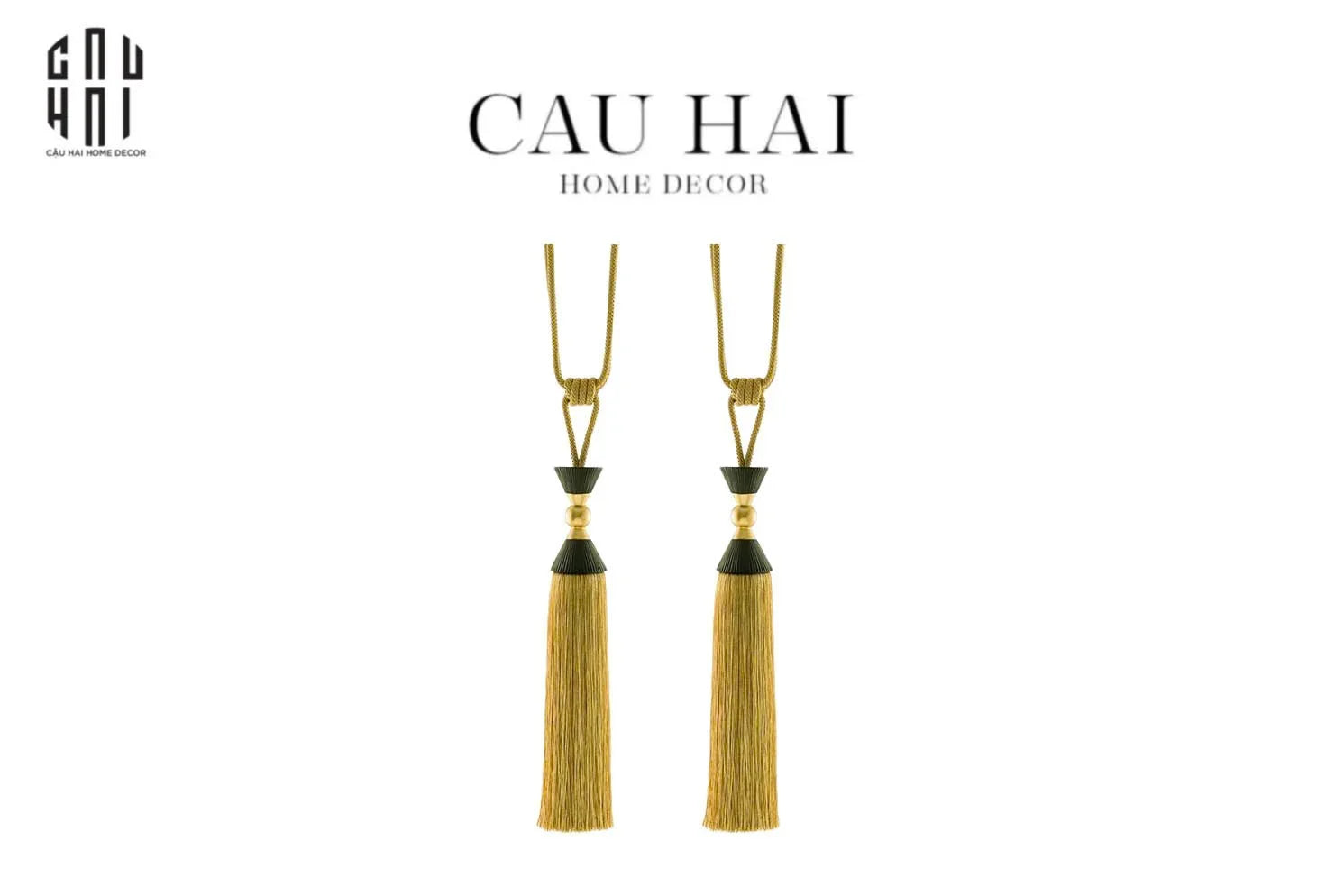 CỘT MÀN ĐÔI LUMIÈRE ÉCLAT TASSEL CURTAIN TIEBACK 87CM - CẬU HAI HOME DECOR