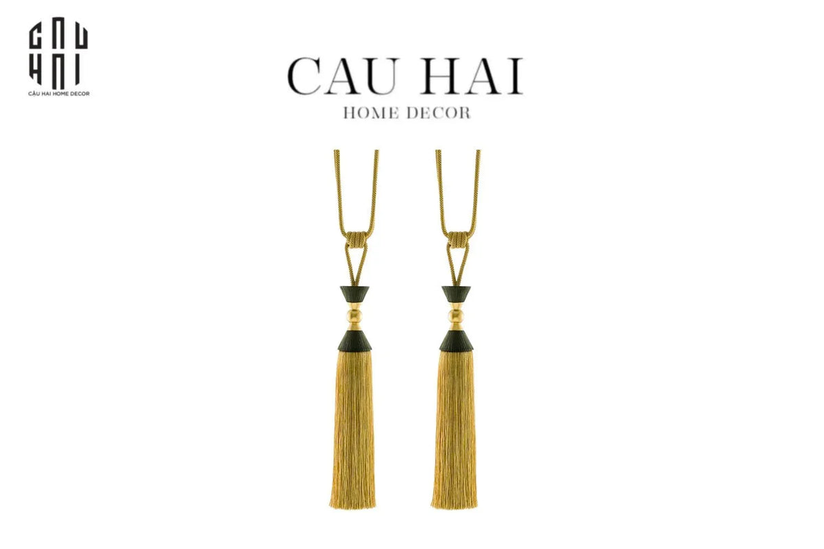 Cột Màn Đôi Lumière Éclat Tassel Curtain Tieback 87Cm-RÈM & MÀN CHE-Đối tác tại Trung Quốc theo từng đơn đặt hàng-CẬU HAI HOME DECOR