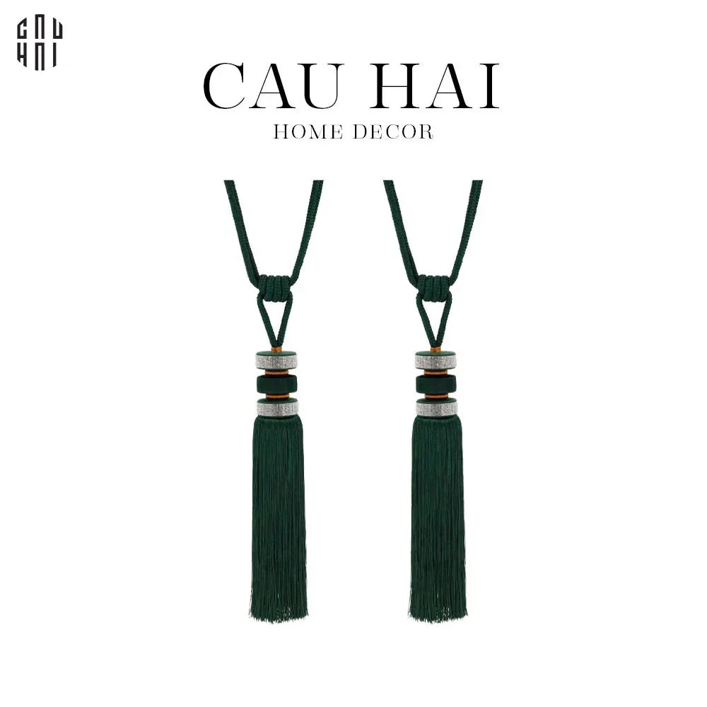 CỘT MÀN EMERALD BLING BLING TASSEL CURTAIN TIEBACK 2PCS - 85CM - CẬU HAI HOME DECOR
